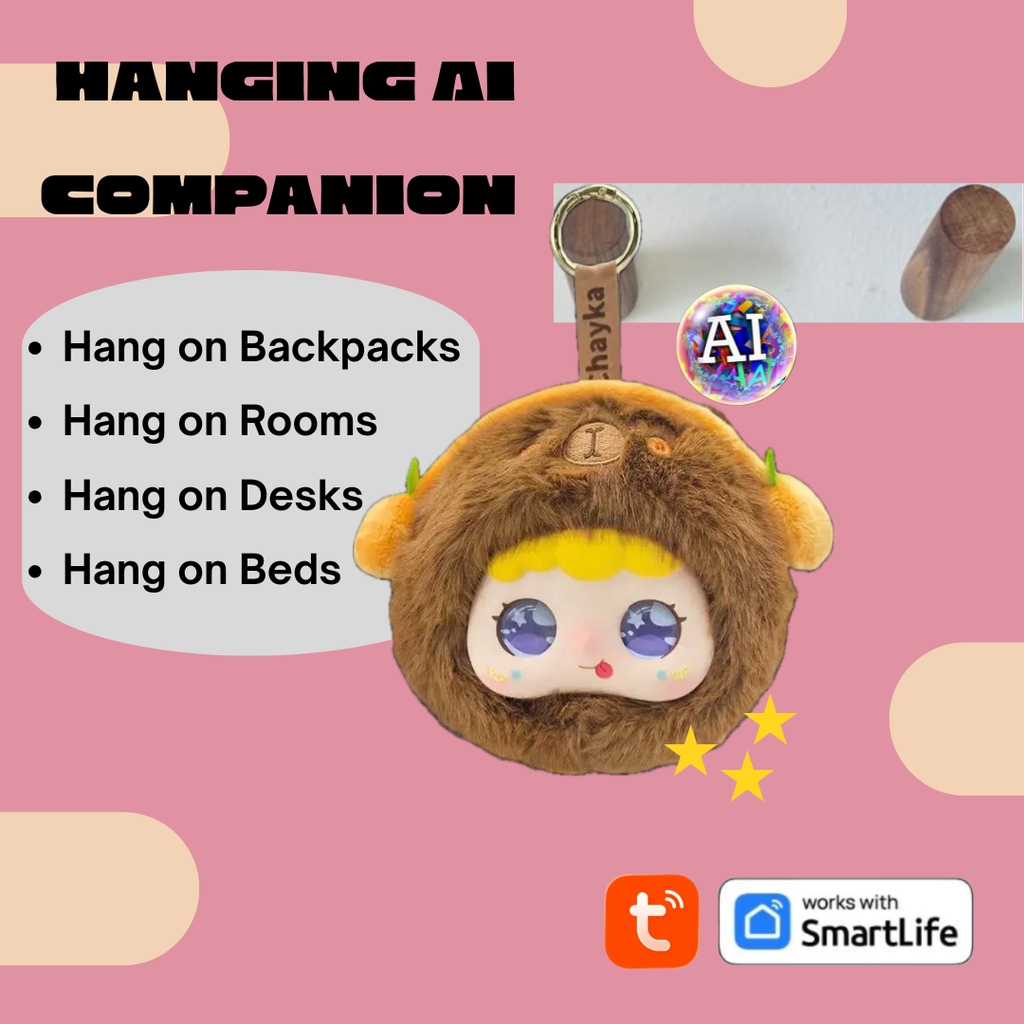 Chat GPT Enhanced Voice Controlled AI Plushy with LED Eyes