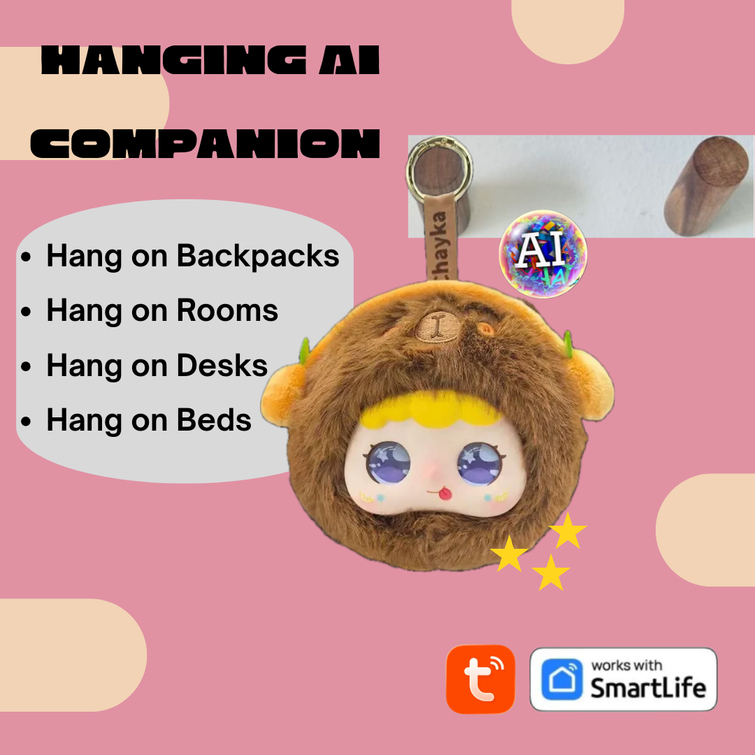 Chat GPT Enhanced Voice Controlled AI Plushy with LED Eyes