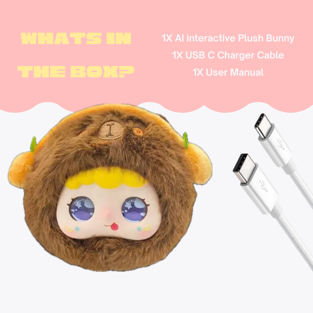 Chat GPT Enhanced Voice Controlled AI Plushy with LED Eyes